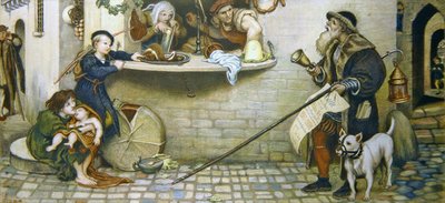 La proclamazione dei pesi e delle misure da Ford Madox Brown