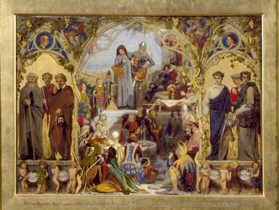 I semi e i frutti della poesia inglese, 1845-1853 da Ford Madox Brown