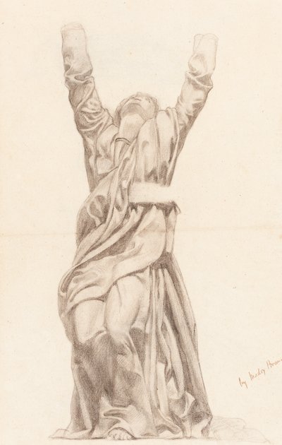 La Vergine svenuta [recto] da Ford Madox Brown