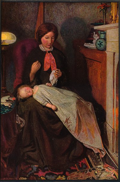 Aspettando: un focolare inglese del 1854-1855 da Ford Madox Brown