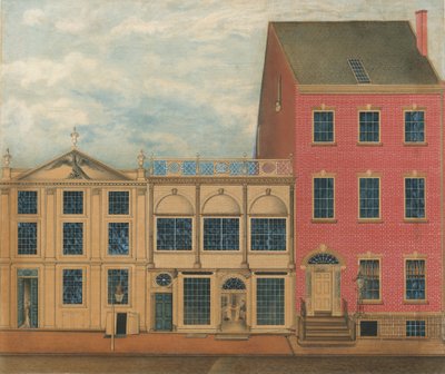 Il negozio e il magazzino di Duncan Phyfe, 168-172 Fulton Street, New York City da Formerly attributed to John Rubens Smith