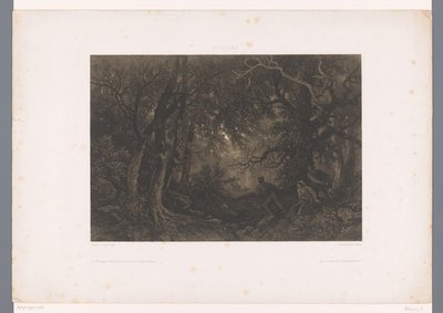 Banditi in agguato su una carrozza nel bosco (Rappresentazioni narrative) (Épisodes) da Fortuné Ferogio