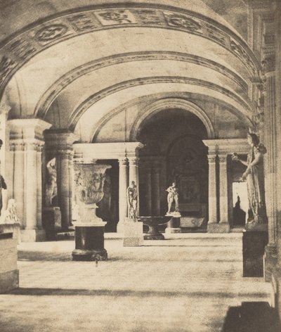 Salone delle Cariatidi, Louvre, c. 1851 da Fortuné Joseph Petiot Groffier