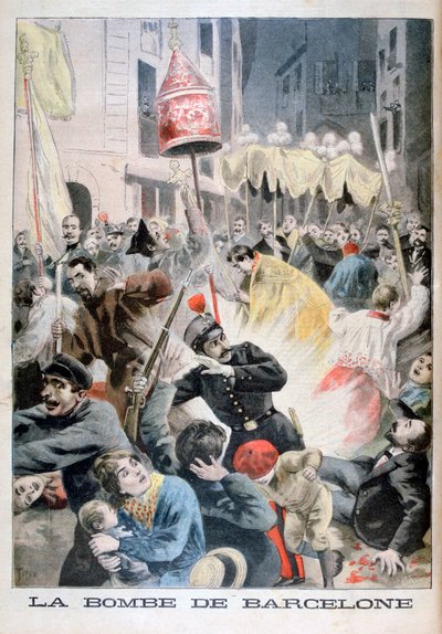 Una bomba a Barcellona, 1896 da Fortuné Méaulle