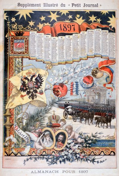 Calendario per il 1897 da Fortuné Méaulle