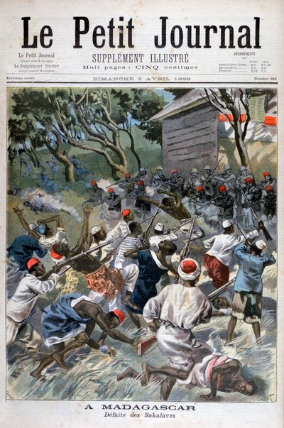 Sconfitta dei Sakalava, Madagascar, 1898 da Fortuné Méaulle