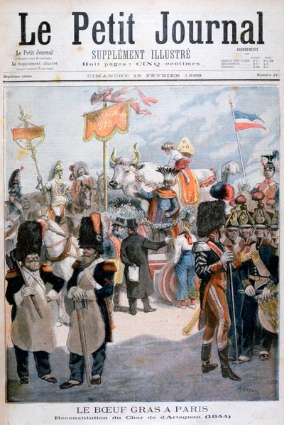 Celebrazioni del bue grasso a Parigi, 1896 da Fortuné Méaulle