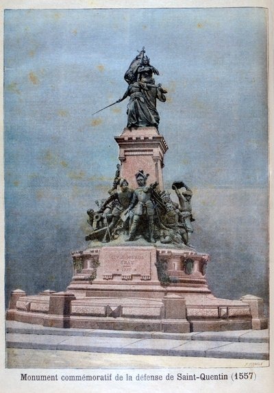 Monumento alla difesa di San Quintino da Fortuné Méaulle