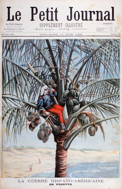 Vedetta spagnola, Guerra ispano-americana, 1898 da Fortuné Méaulle