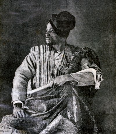 Il capo inviato del Dahomey per il re Behanzin a Parigi, 1893 da Fortuné Méaulle