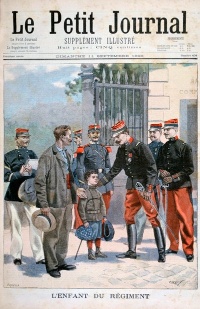 Il bambino del reggimento, 1898 da Fortuné Méaulle