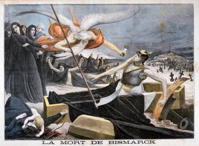 La morte di Bismarck, 1898 da Fortuné Méaulle