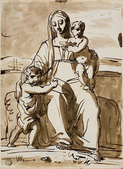 Madonna con Bambino e San Giovanni da Fortunato Duranti