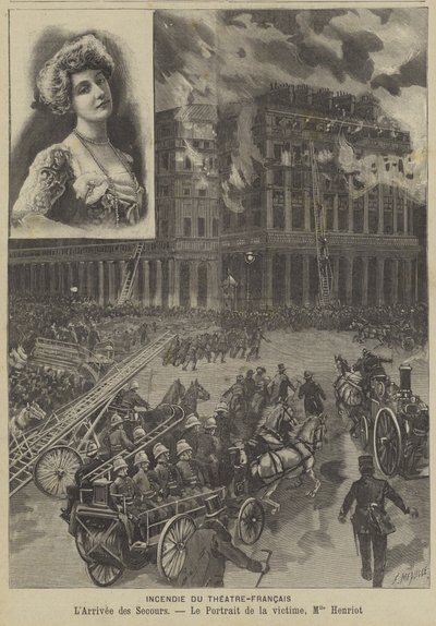 Incendio al Théâtre-Français, Parigi da Fortune Louis Meaulle