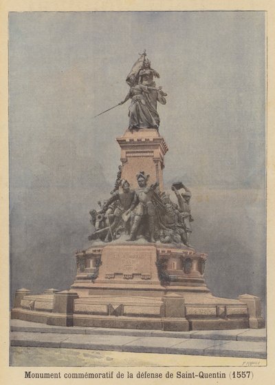 Monumento commemorativo della difesa di Saint-Quentin nel 1557 da Fortune Louis Meaulle