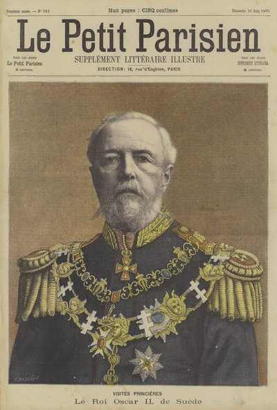 Oscar II, Re di Svezia da Fortune Louis Meaulle