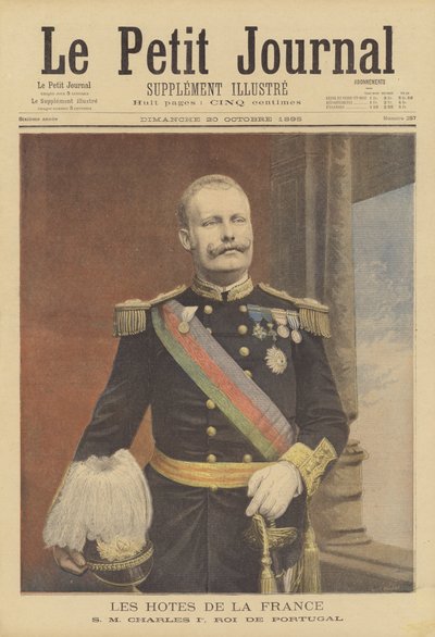 Visitatori reali in Francia: Carlo I, Re del Portogallo da Fortune Louis Meaulle