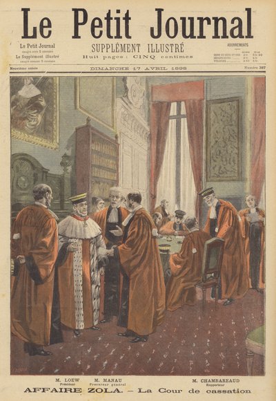 Il caso di diffamazione di Emile Zola - la Corte di Cassazione da Fortune Louis Meaulle