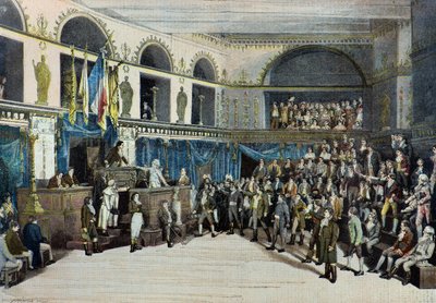 Termidoro , la caduta di robespierre, teatro della porta saint martin da Fortune Louis Meaulle
