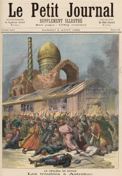 Colera in Russia: I disordini ad Astrakhan, da 