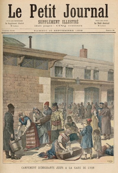 Campo profughi ebreo alla Gare de Lyon, da 
