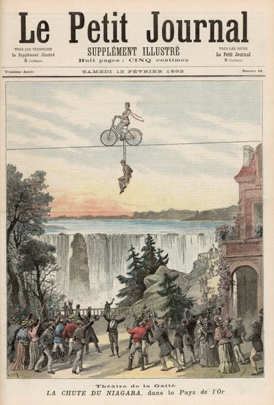 Artisti del Théâtre de la Gaîté alle cascate del Niagara, da 