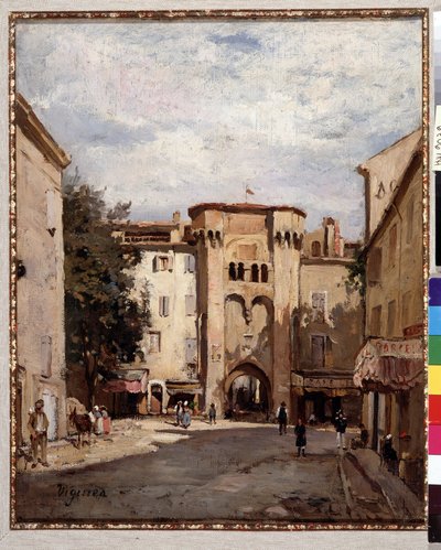 Porta fortificata di Cavaillon nel Vaucluse da Fortune Viguier