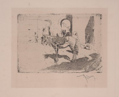 Cavallo del Marocco da Fortuny y Carbó