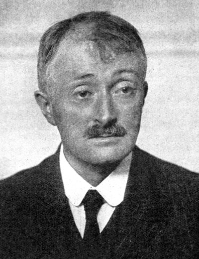 John Masefield, poeta inglese, 1923 da Foulsham and Banfield