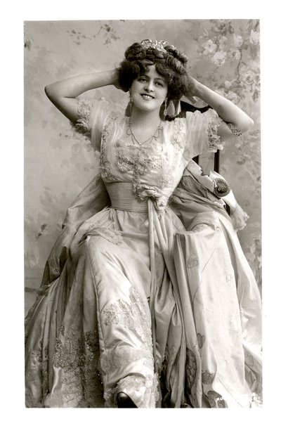Marie Studholme 1875-1930, attrice inglese, anni 1900 da Foulsham and Banfield