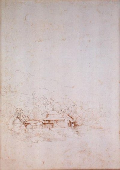 Una fattoria tra gli alberi (verso) da Fra Bartolomeo