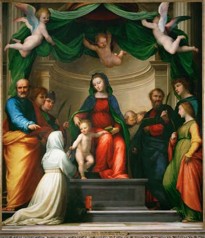 Il matrimonio mistico di Santa Caterina da Siena ... da Fra (1472-1517) Bartolomeo
