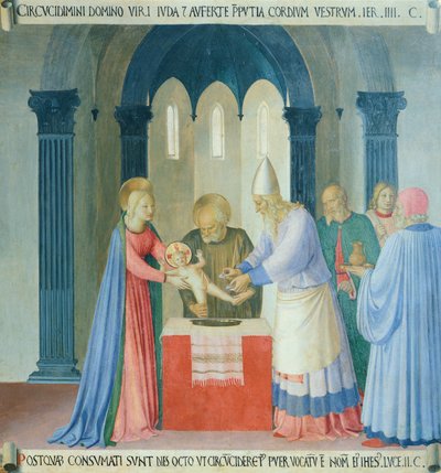 Riquadro raffigurante la Circoncisione di Gesù, pannello dall