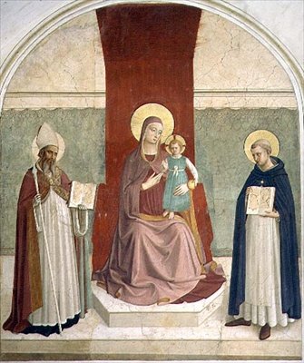 La Vergine e il Bambino in trono con i SS. Zenobio e Tommaso da Fra (c.1387 1455) Angelico