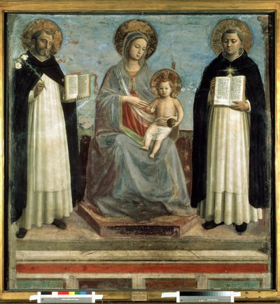 Vergine con il bambino e i santi Domenico di Guzman e Tommaso d