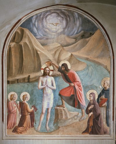 Battesimo di Cristo da Fra  Angelico
