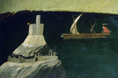 Barca, dettaglio da Thebaid (ca 1418-1420) da Fra (c.1387 1455) Angelico