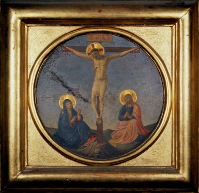 Crocifissione di Cristo tra la Vergine e Maria Maddalena (dipinto) da Fra  Angelico
