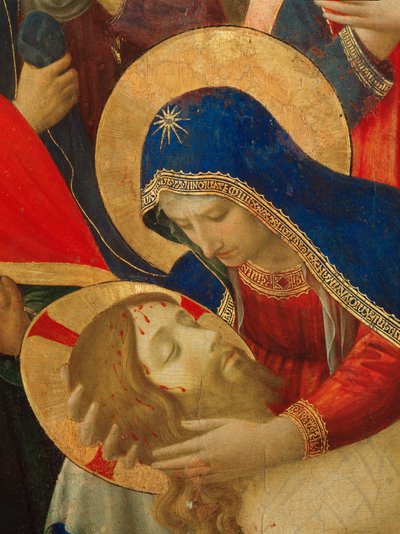 Compianto sul Cristo morto, (dettaglio) da Fra  Angelico