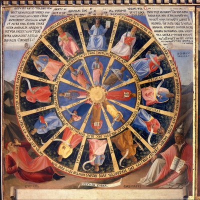 Vita di Cristo: la visione di Ezechiele, Armadio degli Argenti da Fra  Angelico