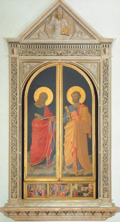 Pala di Liniers: San Pietro e San Marco da Fra  Angelico