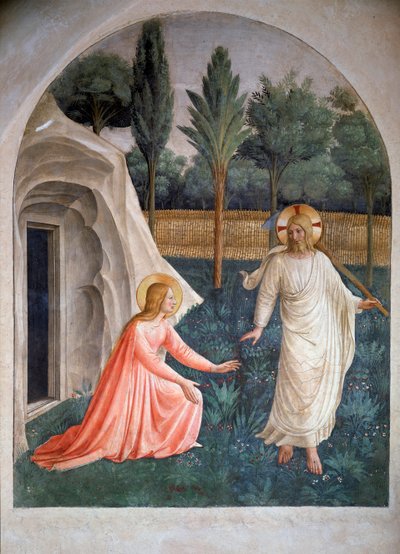 Noli me tangere Santa Maria Maddalena e il Cristo risorto (giardiniere) da Fra  Angelico