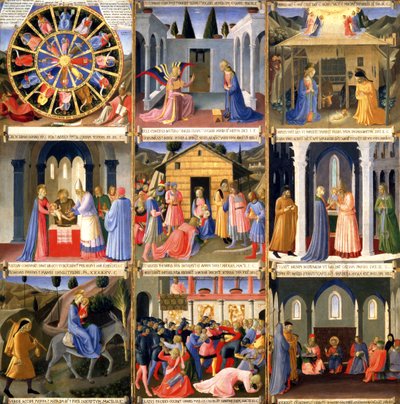 Scene dalla Natività, pannello uno dal Tesoro d