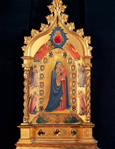 La Vergine ha la Reliquia Stella con la Vergine e il Bambino, San Pietro, San Domenico e San Tommaso d