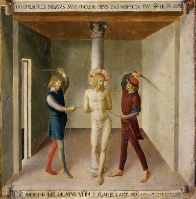 La flagellazione. Vita di Cristo, Armadio degli Argenti da Fra  Angelico