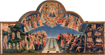 Il giudizio universale Gesù Cristo in una mandorla da Fra  Angelico