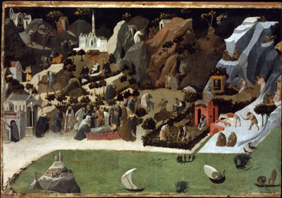 Tebaide - Scene della vita dei Padri del Deserto da Fra (c.1387 1455) Angelico