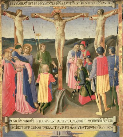 Cristo sulla croce tra i due ladroni (dettaglio) da Fra Angelico