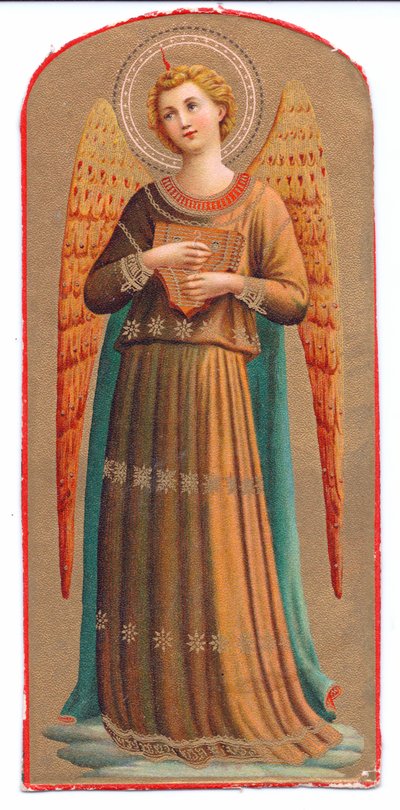 Angelo con strumento musicale da Fra Angelico