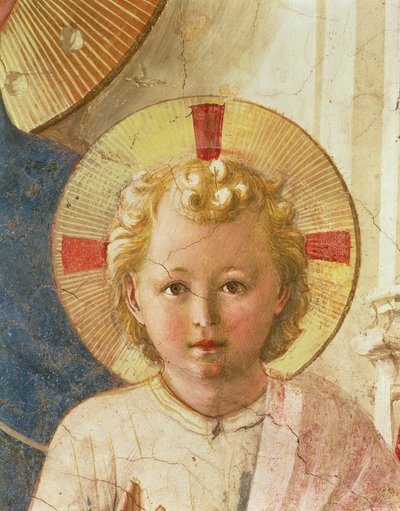 Dettaglio del Bambino Gesù dalla Madonna delle Ombre da Fra Angelico